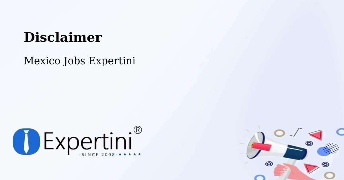Disclaimer – El Control - Mexico Jobs Expertini